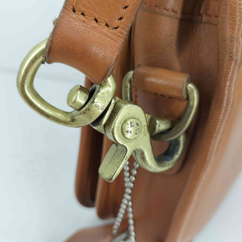 コーチ COACH OLD USA製 ターンロック レザー ショルダーバッグ レディース