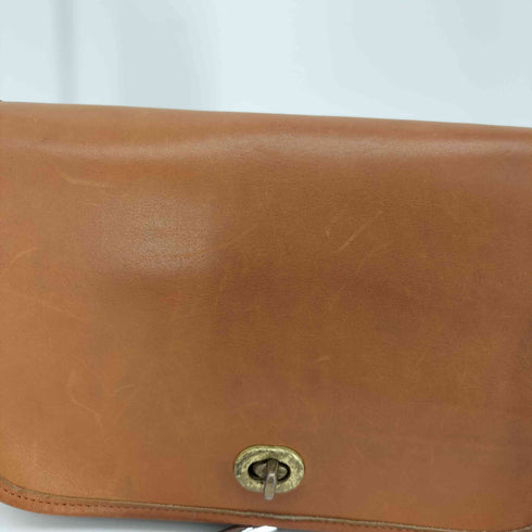 コーチ COACH OLD USA製 ターンロック レザー ショルダーバッグ レディース