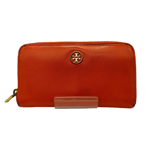 トリーバーチ TORY BURCH メタルロゴ レザー 長財布 レディース