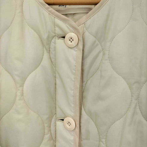 レイビームス Ray BEAMS 22AW キルティング ノーカラー ブルゾン レディース JPN:0