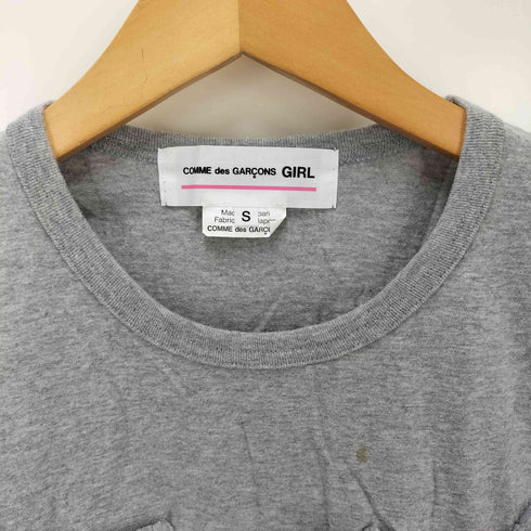コムデギャルソンガール COMME DES GARCONS GIRL AD2020 ポイント フリル クルーネック S/S Tシャツ レディース JPN:S