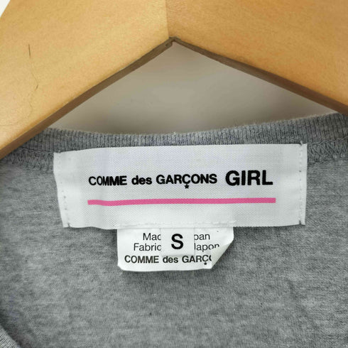 コムデギャルソンガール COMME DES GARCONS GIRL AD2020 ポイント フリル クルーネック S/S Tシャツ レディース JPN:S
