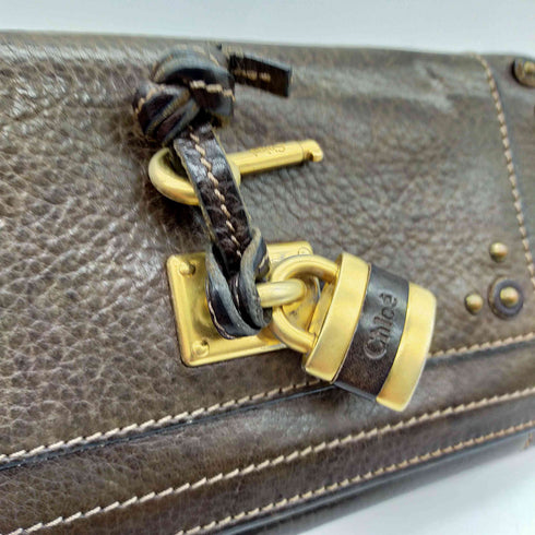クロエ Chloe Paddington パディントン レザー 二つ折り 長財布 レディース