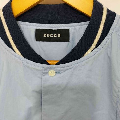 ズッカ ZUCCa 襟素材切替 L/Sシャツ メンズ JPN:M