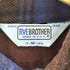 ファイブブラザー FIVE BROTHER 70-80s USA製 三角タグ L/Sフランネルシャツ メンズ import:M