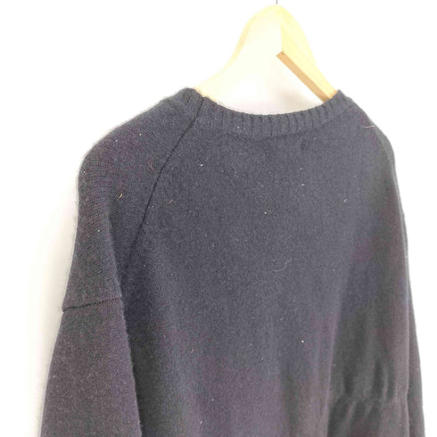 ワイズ Ys 23AW WOOL CROW MOTIF PULLOVER ウール クロウ モチーフ プルオーバー ニットAW レディース JPN:2