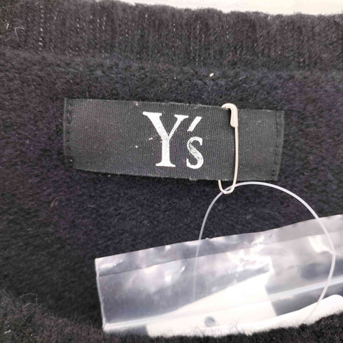 ワイズ Ys 23AW WOOL CROW MOTIF PULLOVER ウール クロウ モチーフ プルオーバー ニットAW レディース JPN:2