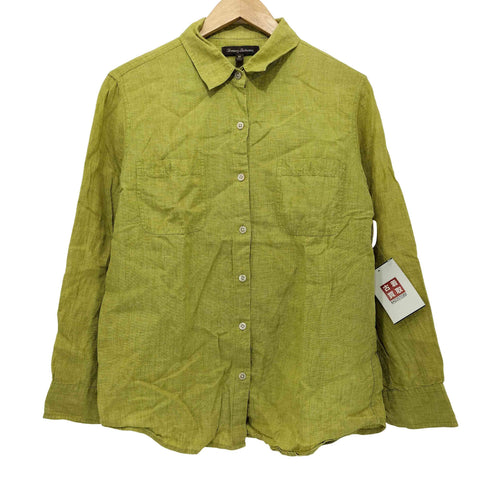 トミーバハマ Tommy Bahama リネン フロントポケット L/S シャツ メンズ import:M