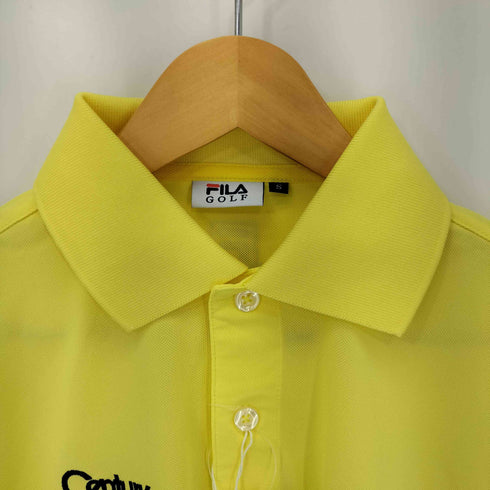 フィラ ゴルフ FILA GOLF 企業ロゴ 鹿の子ポロシャツ メンズ JPN:S