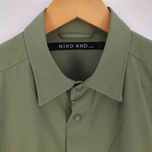 ニコアンド niko and... CORDURA ナイロン コーチジャケット メンズ JPN:3