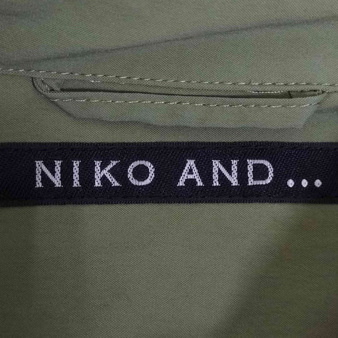 ニコアンド niko and... CORDURA ナイロン コーチジャケット メンズ JPN:3