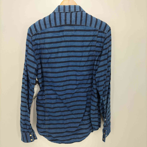 ジースターロー G-STAR RAW ボーダー ウエスタン L/S シャツ メンズ import:M