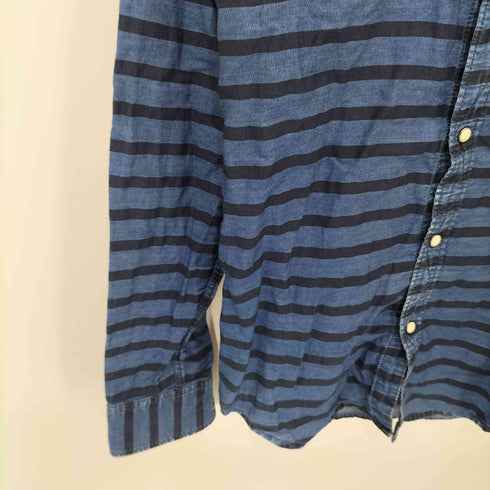 ジースターロー G-STAR RAW ボーダー ウエスタン L/S シャツ メンズ import:M