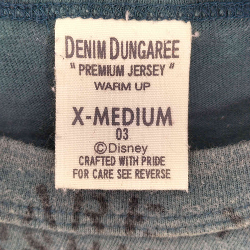 デニムダンガリー DENIM DUNGAREE デニムポケットバックプリント S/S Tシャツ メンズ JPN:M