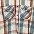 ファイブブラザー FIVE BROTHER 80s USA製 配色チェック L/Sネルシャツ メンズ import:M