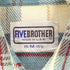 ファイブブラザー FIVE BROTHER 80s USA製 配色チェック L/Sネルシャツ メンズ import:M