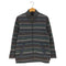 エディーバウアー Eddie Bauer ハイネック ボーダー ジップアップ カーディガン ブルゾン メンズ import:XS