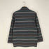 エディーバウアー Eddie Bauer ハイネック ボーダー ジップアップ カーディガン ブルゾン メンズ import:XS