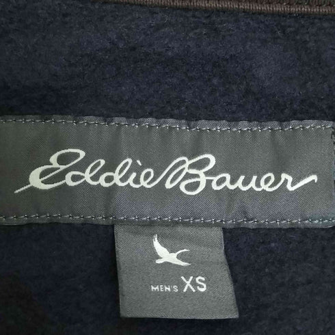 エディーバウアー Eddie Bauer ハイネック ボーダー ジップアップ カーディガン ブルゾン メンズ import:XS