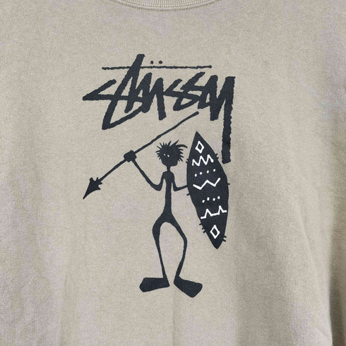 ステューシー Stussy フロントプリンクルーネックスウェット メンズ import:M