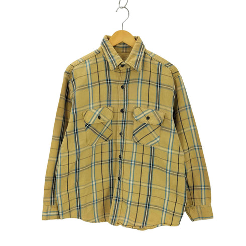 推定80s チェック L/Sネルシャツ メンズ import:M