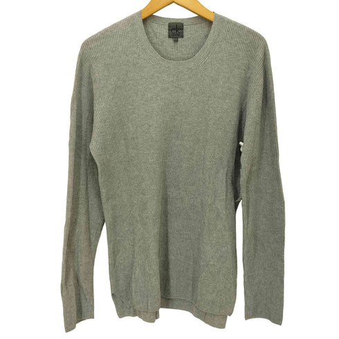 シーケーカルバンクライン ck Calvin Klein ワッフル クルーネック サーマル L/S Tシャツ カットソー メンズ import:L