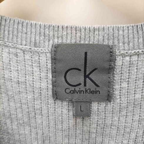 シーケーカルバンクライン ck Calvin Klein ワッフル クルーネック サーマル L/S Tシャツ カットソー メンズ import:L