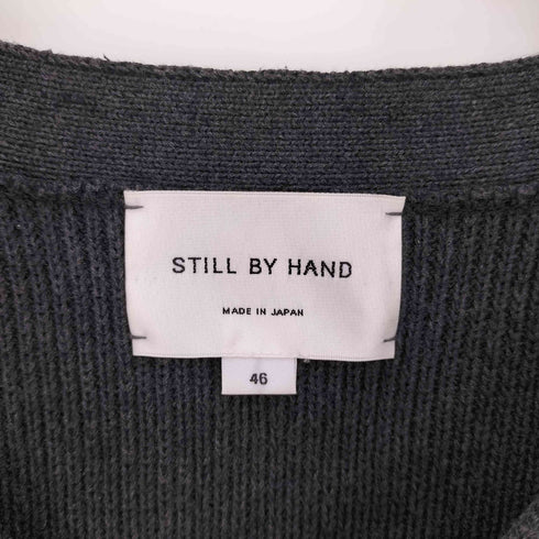 スティルバイハンド STILL BY HAND 19SS プレーティング ニット カーディガン メンズ JPN:46