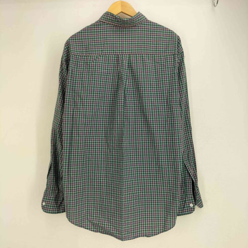 エルエルビーン L.L.Bean 80s チェック柄 コットン ボタンダウン 長袖シャツ メンズ import:L