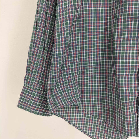 エルエルビーン L.L.Bean 80s チェック柄 コットン ボタンダウン 長袖シャツ メンズ import:L