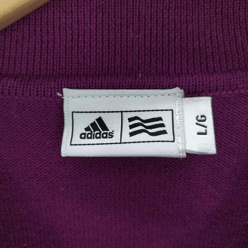 アディダス adidas 90s-00s 千鳥柄 ハーフジップ ニット レディース JPN:L