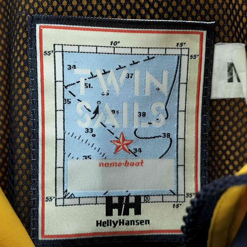 ヘリーハンセン HELLY HANSEN 90s twin sail セーリングジャケット マウンテンパーカー フード収納 メンズ JPN:M