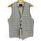 POLITIX Hillsv Vest チェック柄 裏地リーフ ヒルズ ベスト メンズ import:L