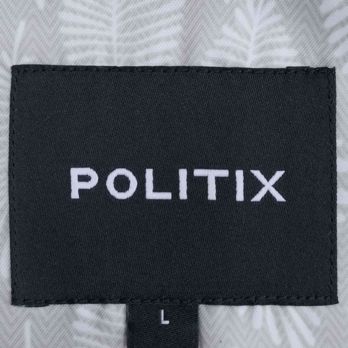 POLITIX Hillsv Vest チェック柄 裏地リーフ ヒルズ ベスト メンズ import:L