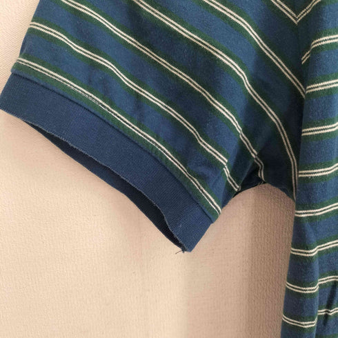 エルエルビーン L.L.Bean PIMA COTTON ボーダー 半袖 ポロシャツ メンズ import:L