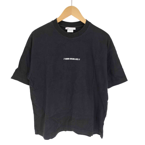 ザラ ZARA MINOR ARCANA ACES 裏 トランプ プリント Tシャツ メンズ import:S