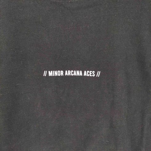 ザラ ZARA MINOR ARCANA ACES 裏 トランプ プリント Tシャツ メンズ import:S