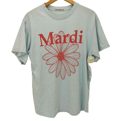 マルディメクルディ Mardi Mercredi アイコン フラワー ロゴ プリント S/S Tシャツ レディース