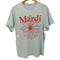 マルディメクルディ Mardi Mercredi アイコン フラワー ロゴ プリント S/S Tシャツ レディース