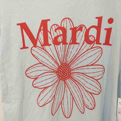 マルディメクルディ Mardi Mercredi アイコン フラワー ロゴ プリント S/S Tシャツ レディース