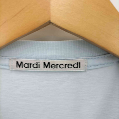 マルディメクルディ Mardi Mercredi アイコン フラワー ロゴ プリント S/S Tシャツ レディース