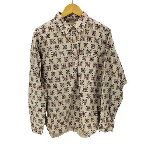 SETPOINT 総柄 BD L/S プルオーバー シャツ メンズ import:L