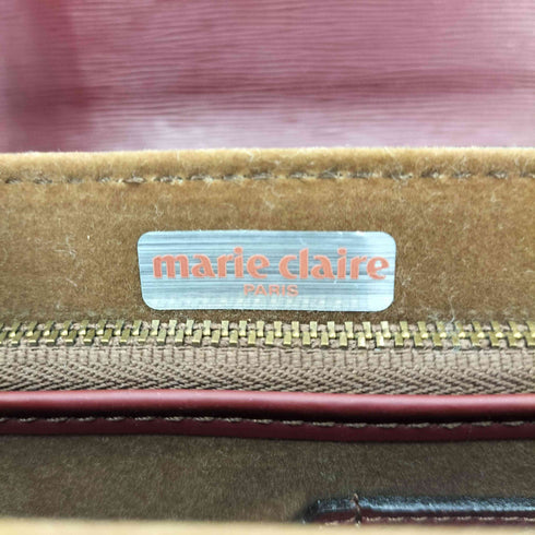 マリクレール marie claire SCELLAGE COLLECTION レザーショルダーバッグ レディース