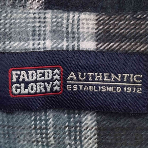 フェイデッドグローリー FADED GLORY チェック L/S ネルシャツ メンズ import:XL
