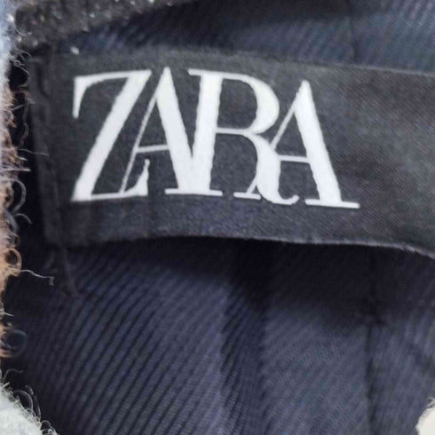 ザラ ZARA プレミアムチェックシャツジャケット レディース import:S