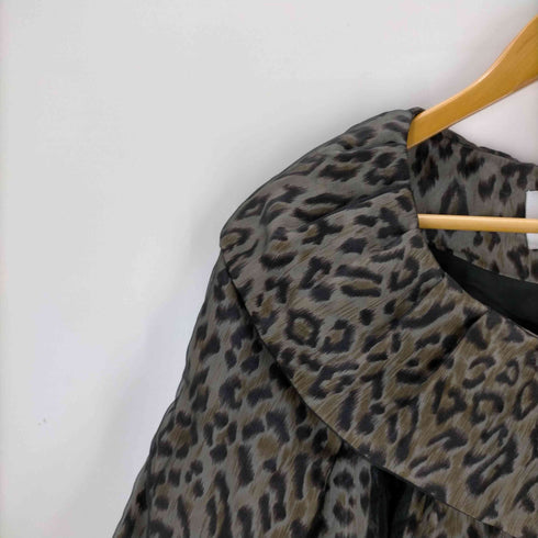 LANGBOW Paris レオパード柄 レイヤーコート レディース EUR:38