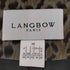 LANGBOW Paris レオパード柄 レイヤーコート レディース EUR:38