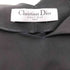 クリスチャンディオール Christian Dior 04SS BOUTIQUE ガリアーノ期 フランス製 コットン ポリ シャドー ストライプ ドレス ワンピース レディース FR:38