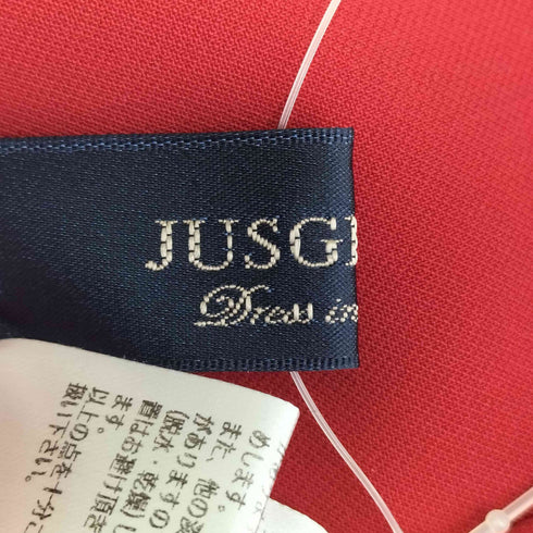 ジャスグリッティー JUSGLITTY フロントタック Vネック ノースリーブワンピース レディース JPN:2