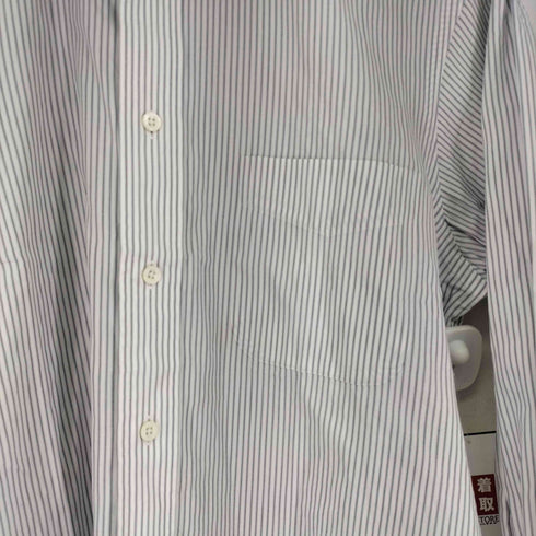 メーカーズシャツカマクラ Makers Shirt 鎌倉 ストライプ L/S BDシャツ メンズ 83/41
